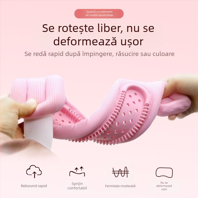 Guler cervical din silicon – respirabil, protecție pentru gât, design anti-îndoire, pentru uz casnic