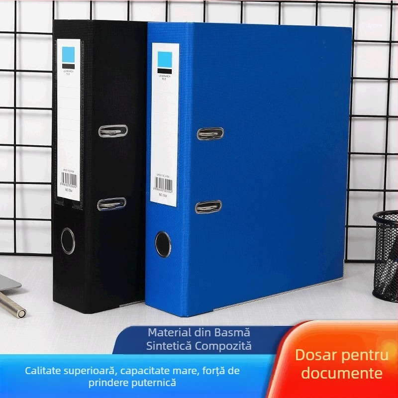 Fișier cu clips dublu rezistent, carton pentru documente A4, grosime placă 2.5 mm, brand Lidemei, modele 502/512/201/612/511/553/554/611