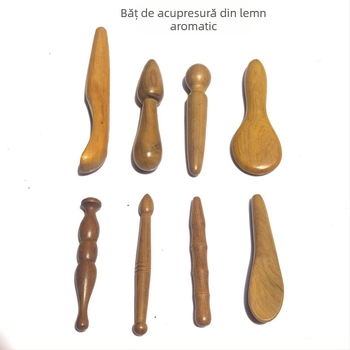 Masaj cu acupunctură gua sha, tip deget, design semi-băț