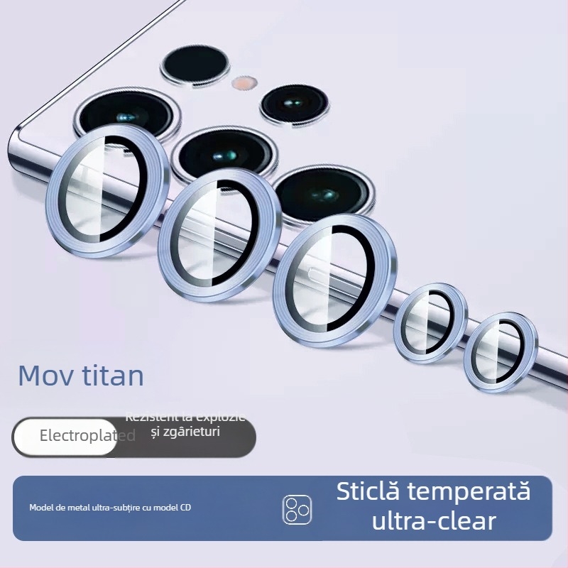 Bynee Film pentru obiectiv Samsung — sticlă temperată, film pentru obiectiv, HD, rezistent la șocuri, praf, anti-cădere