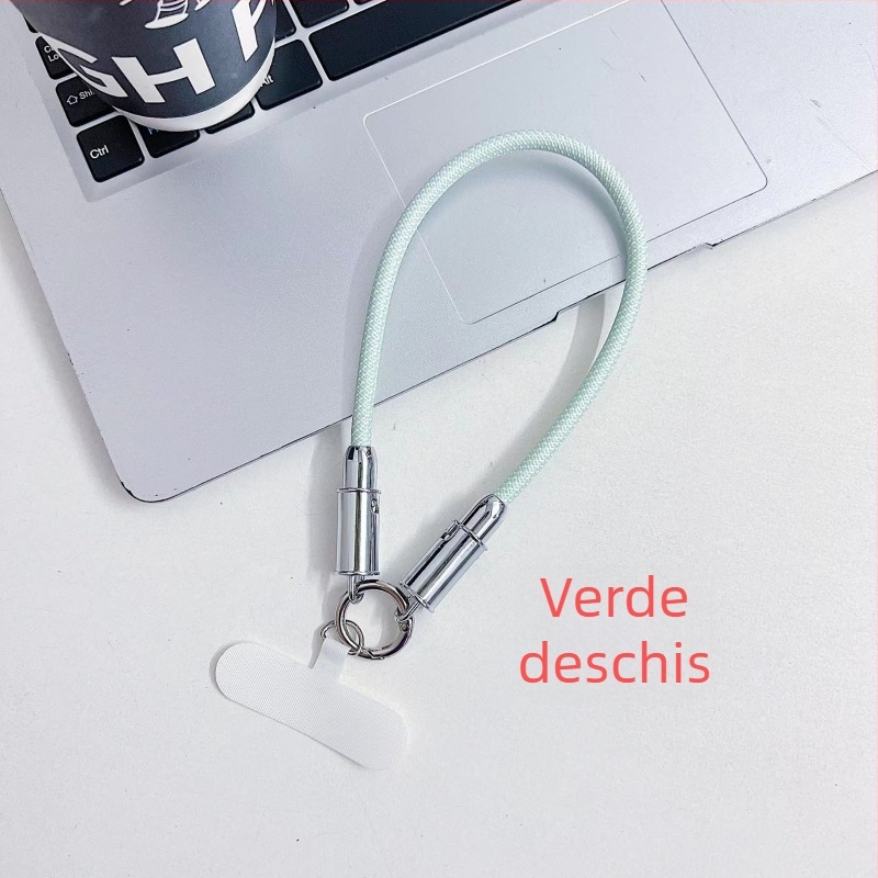 Cablu de date cu șnur pentru încheietura mâinii, compatibil Apple și Android, cataramă metalică, design portabil, încărcare rapidă