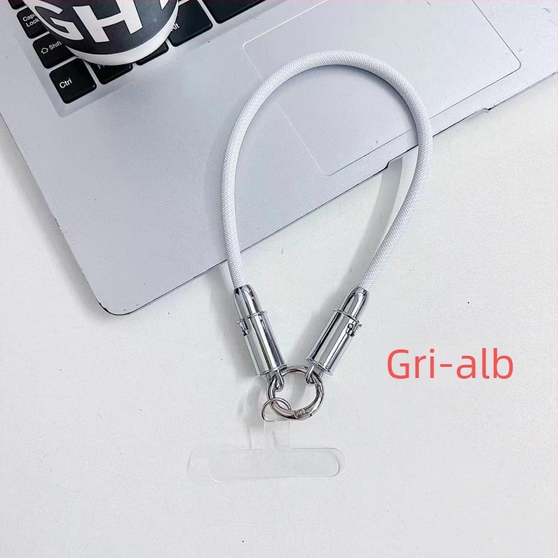 Cablu de date cu șnur pentru încheietura mâinii, compatibil Apple și Android, cataramă metalică, design portabil, încărcare rapidă