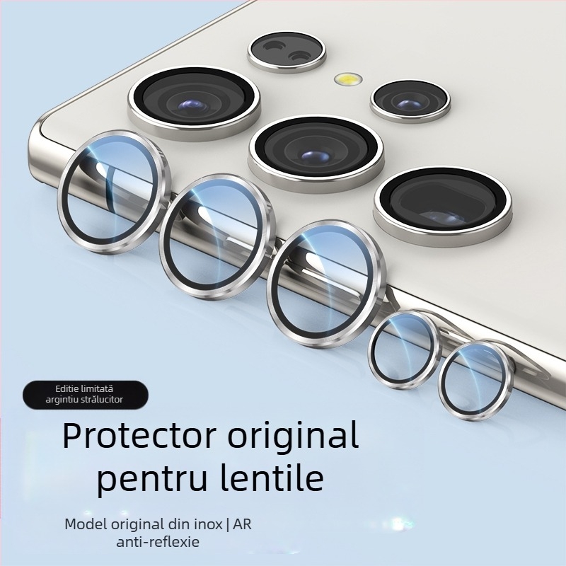 Protecție pentru obiectiv pentru Samsung Galaxy S24/S24 Ultra/S24+ cu design invizibil – sticlă temperată, film pentru obiectiv, antiamprentă