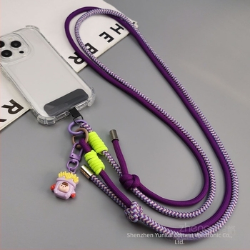 Zhenge lanyard pentru telefon, curea crossbody lucrată manual, pentru femei, accesorii multifuncțional