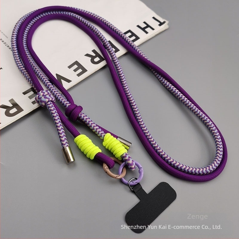 Zhenge lanyard pentru telefon, curea crossbody lucrată manual, pentru femei, accesorii multifuncțional