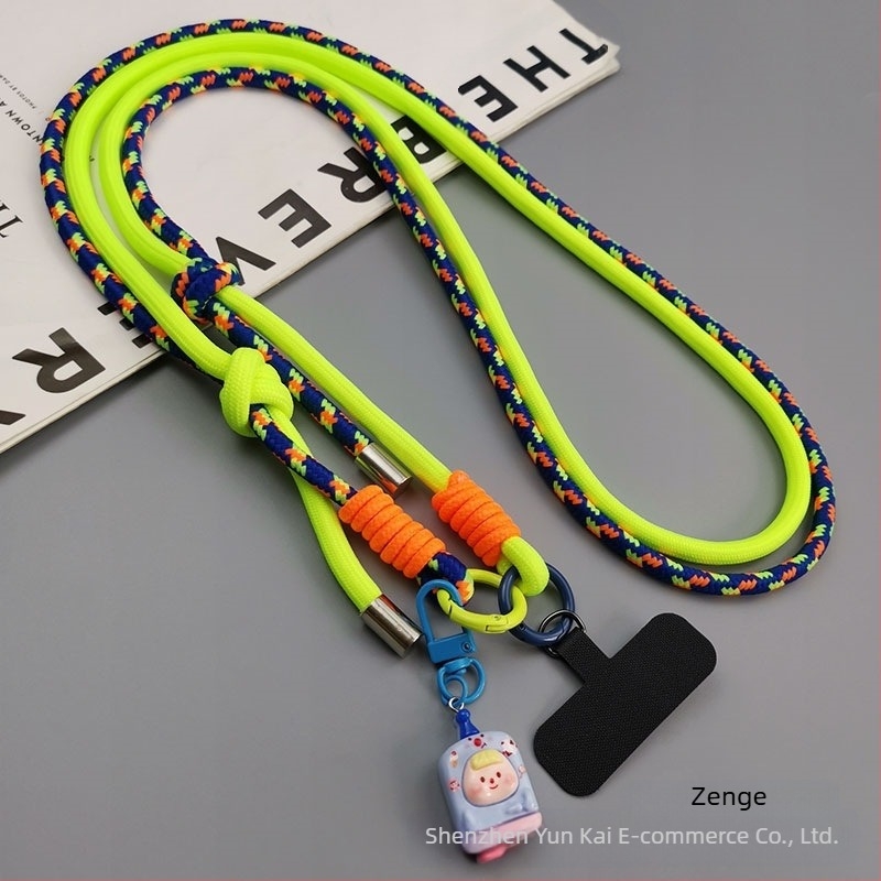 Zhenge lanyard pentru telefon, curea crossbody lucrată manual, pentru femei, accesorii multifuncțional