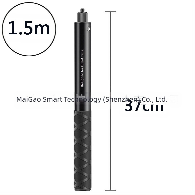 Montură cameră pentru filmare în perspectiva celui de-al treilea personaj pe motocicletă/bicicletă – aliaj de aluminiu; mâner selfie GoPro și Insta360 X3