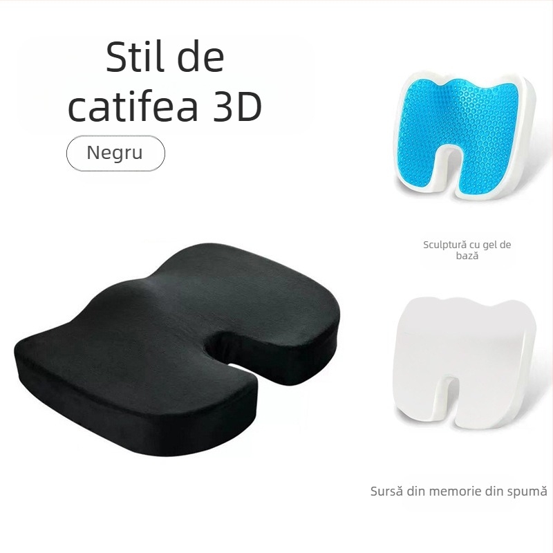 Perna pentru scaun cu spumă cu memorie, husă poliester, țesătură 80% bumbac, stil modern minimalist, potrivit pentru spațiul de studiu
