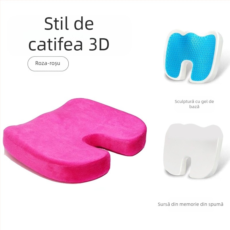 Perna pentru scaun cu spumă cu memorie, husă poliester, țesătură 80% bumbac, stil modern minimalist, potrivit pentru spațiul de studiu