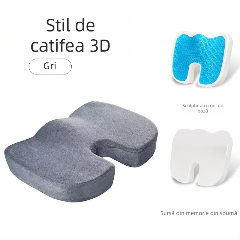 Perna pentru scaun cu spumă cu memorie, husă poliester, țesătură 80% bumbac, stil modern minimalist, potrivit pentru spațiul de studiu
