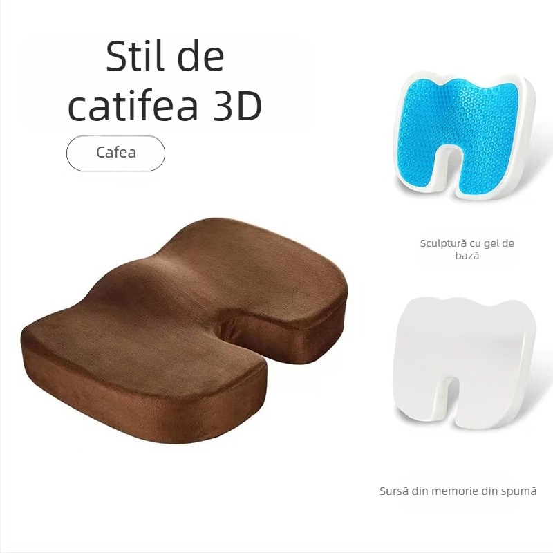 Perna pentru scaun cu spumă cu memorie, husă poliester, țesătură 80% bumbac, stil modern minimalist, potrivit pentru spațiul de studiu