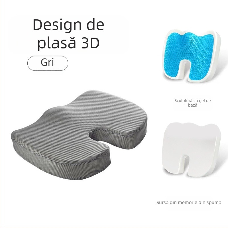 Perna pentru scaun cu spumă cu memorie, husă poliester, țesătură 80% bumbac, stil modern minimalist, potrivit pentru spațiul de studiu