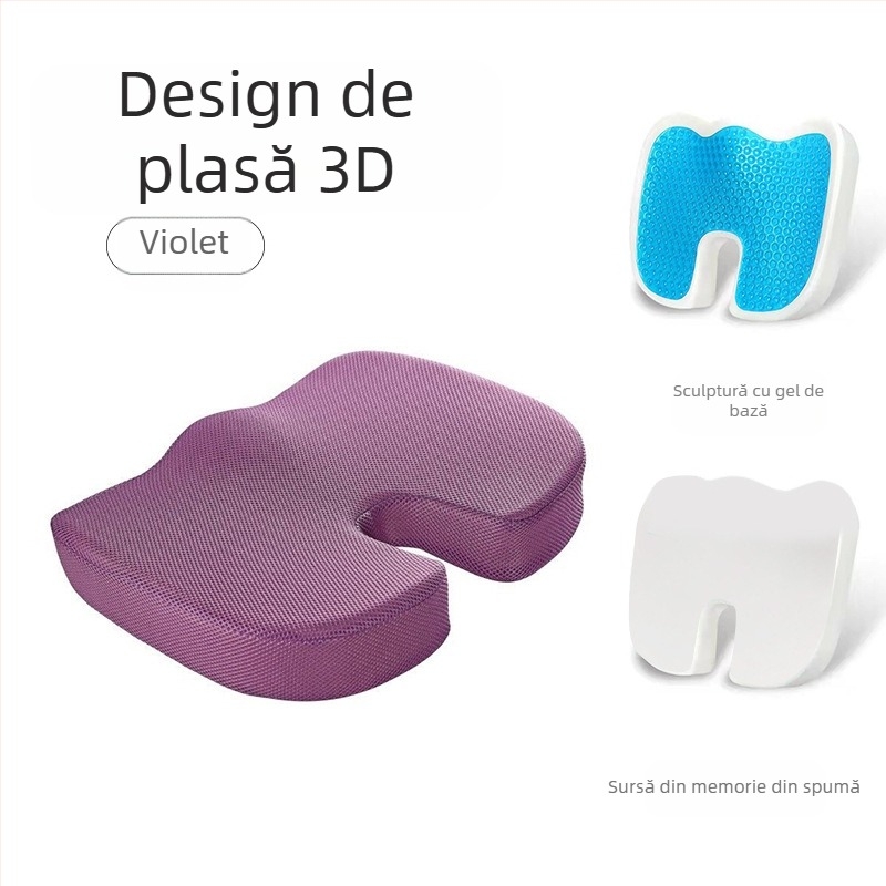 Perna pentru scaun cu spumă cu memorie, husă poliester, țesătură 80% bumbac, stil modern minimalist, potrivit pentru spațiul de studiu