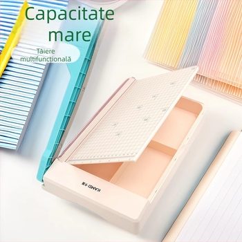 Kami KM-5620 Tăietor de hârtie manual portabil, multifuncțional, ABS, pentru birou și școală