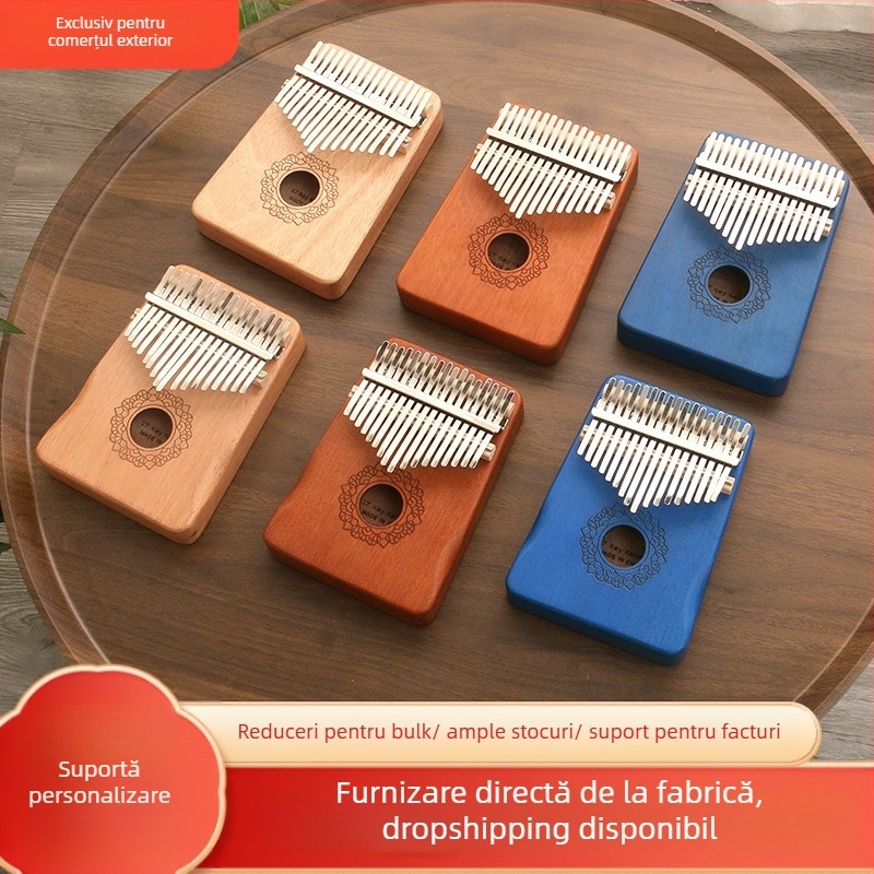 Jiada Kalimba, pian pentru degete, 17 tonuri, 11×18×3.3 cm