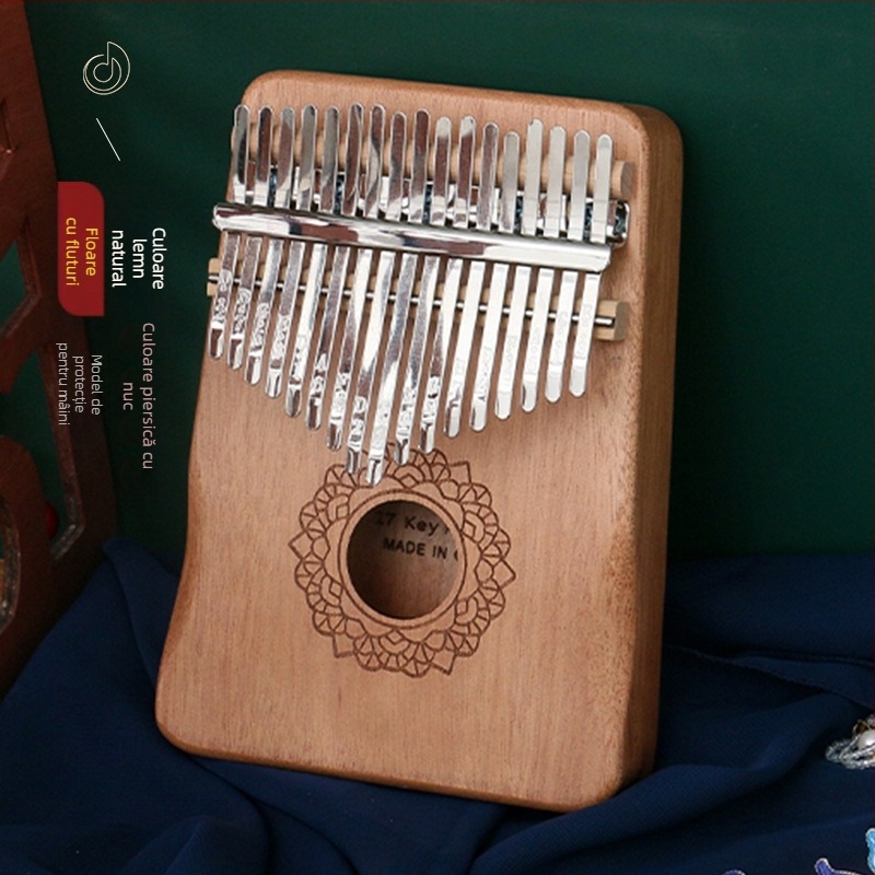 Jiada Kalimba, pian pentru degete, 17 tonuri, 11×18×3.3 cm