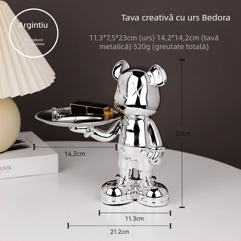 Figurină ceramică cu animal pentru decor de casă, stil lux ușor, sculptură de masă pentru TV și sufragerie