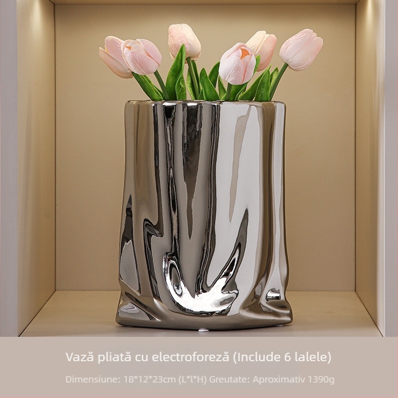 Figurină ceramică cu animal pentru decor de casă, stil lux ușor, sculptură de masă pentru TV și sufragerie