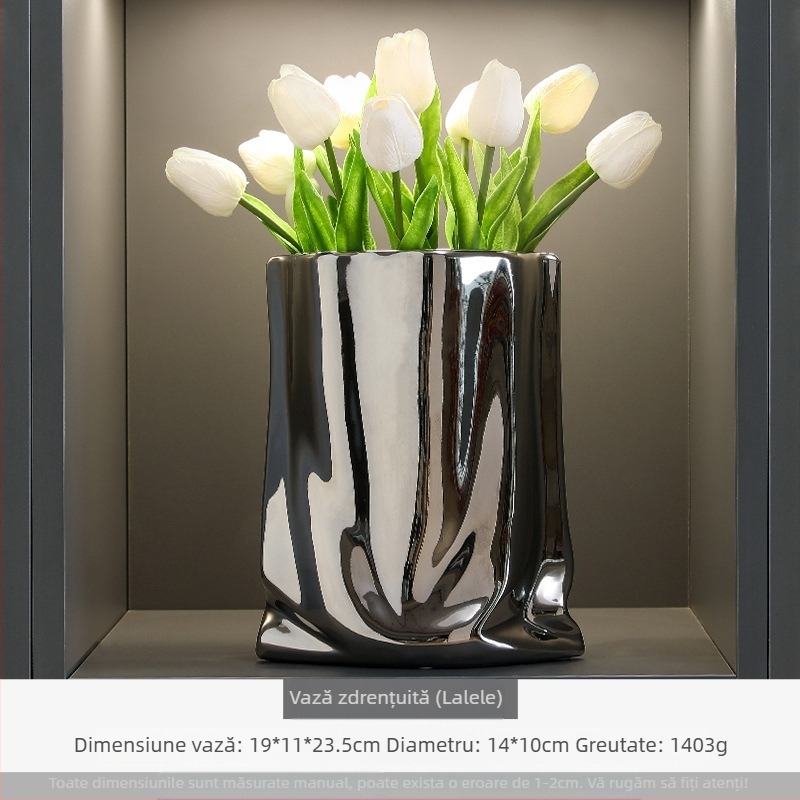 Figurină ceramică cu animal pentru decor de casă, stil lux ușor, sculptură de masă pentru TV și sufragerie