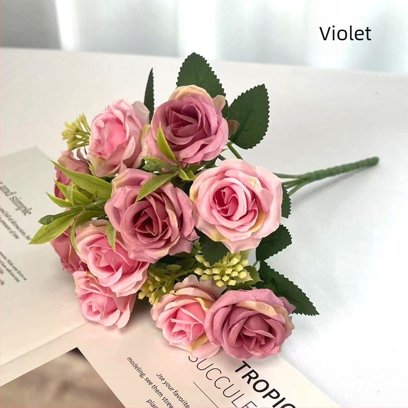 Trandafiri artificiali – Flori de mătase, lucrate manual, Nordic serie, Ambalaj 960 de bucăți