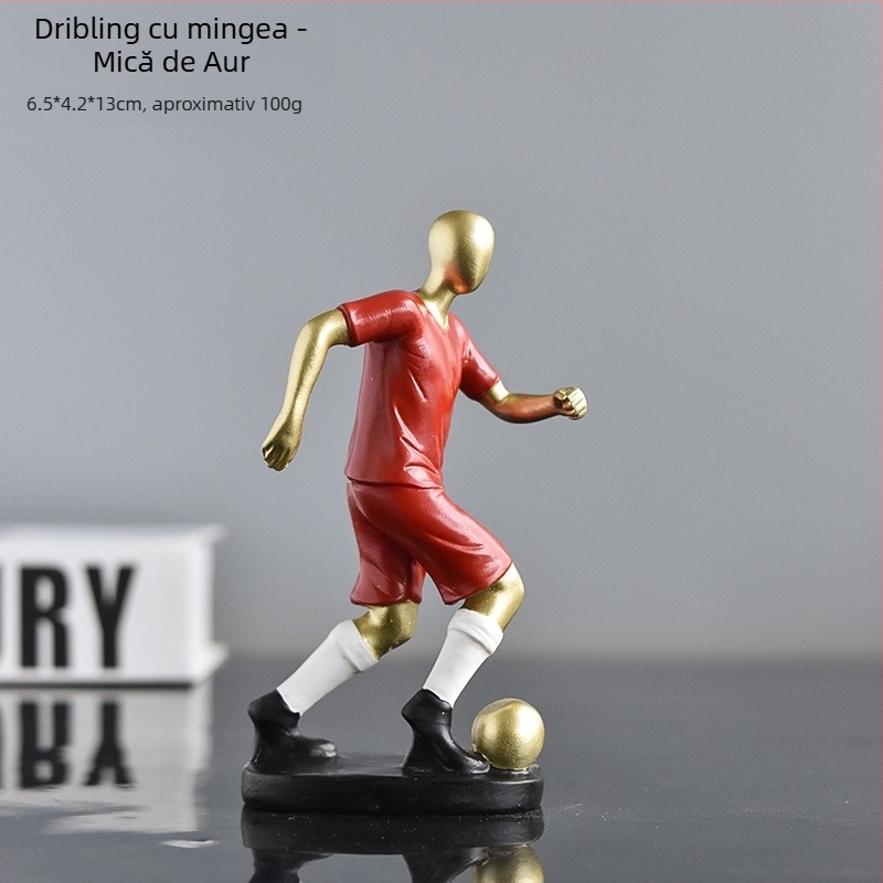 Figurină de fotbalist din rășină – Nordic Mini pentru decorul casei, Material: Plastic/Rășină, Categorie: Personaje
