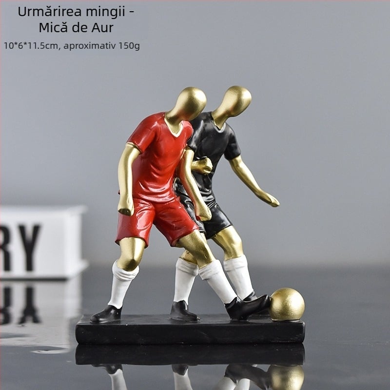 Figurină de fotbalist din rășină – Nordic Mini pentru decorul casei, Material: Plastic/Rășină, Categorie: Personaje