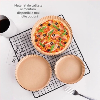 Hârtie de copt cu acoperire laminată și bază rezistentă la grăsimi – din pulpă brută de lemn, potrivită pentru pizza, prăjituri și pâine, marca Giant Cat