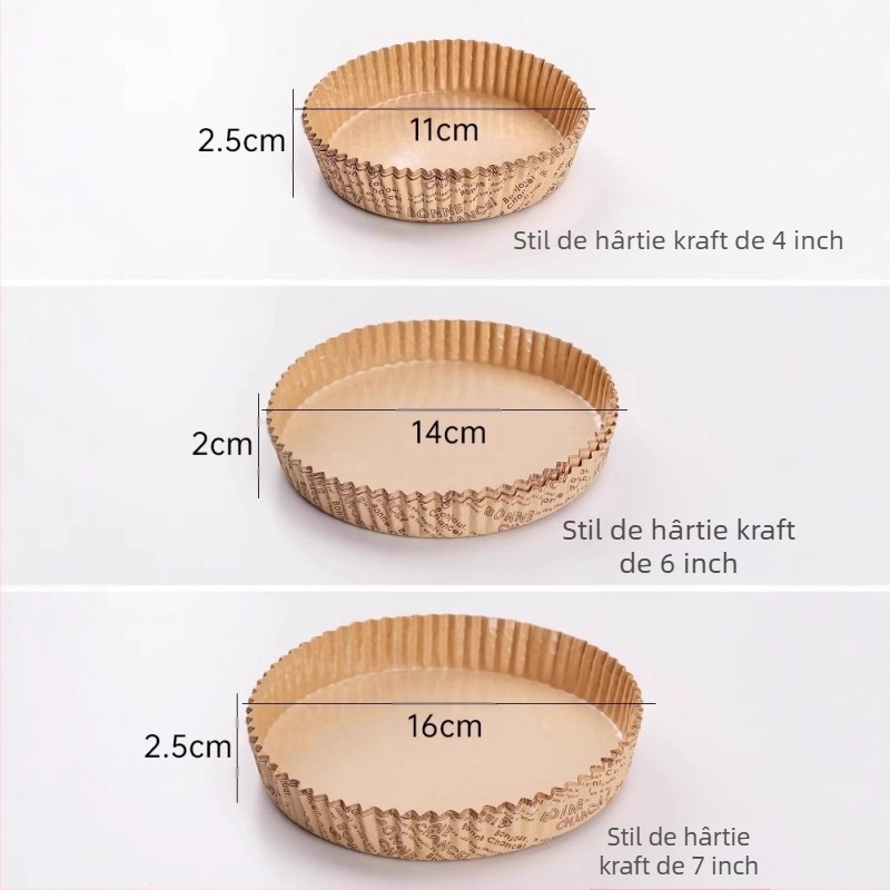 Hârtie de copt cu acoperire laminată și bază rezistentă la grăsimi – din pulpă brută de lemn, potrivită pentru pizza, prăjituri și pâine, marca Giant Cat