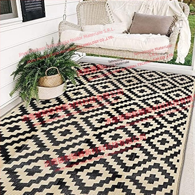 Blazetrail PP Outdoor Mat pentru camping, impermeabil, capacitate 4–8 persoane, țesătură PP tub