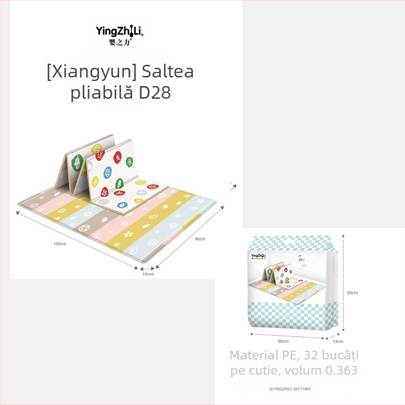 Covor de cățărare pentru bebeluși - EVA spumă, design monolit, pentru sugari 0–3 ani (antrenament de cățărare)