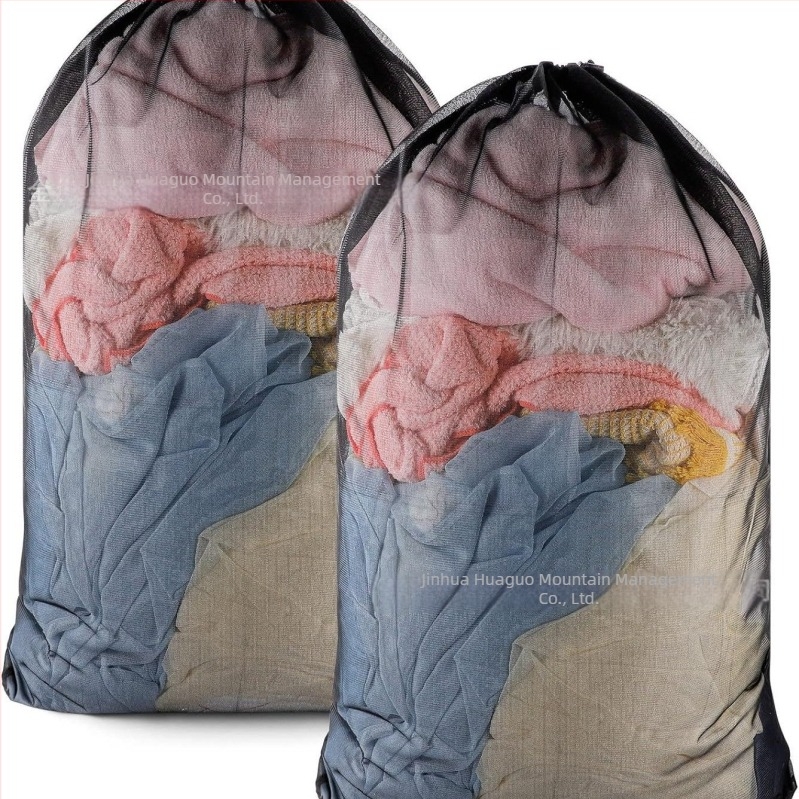 Sac de spălat cu șnur — poliester, marcă New Hundred, stil modern minimalist, lansat în toamna 2015, nu este importat.