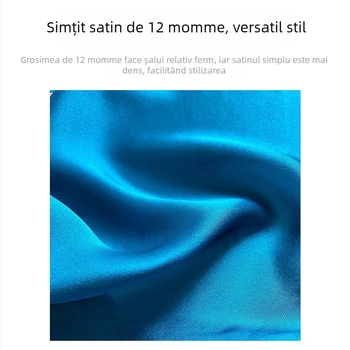 Șal mic pătrat din mătase - 100% mătase, țesătură warp-knitted, origine Zhejiang, vară 2022