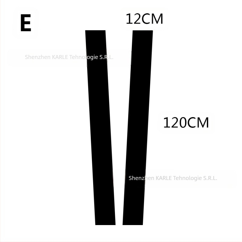 Decal capot PVC pentru mașină — bandă autoadezivă lungă pentru linia ușilor, lungime și lățime personalizabile