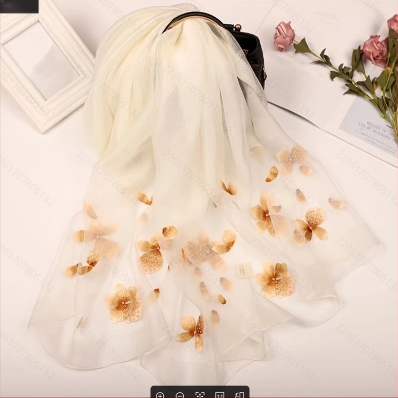 Xin ruishi șal de mătase cu broderie Su, Hangzhou mătase Mulberry, design original, iarnă 2023