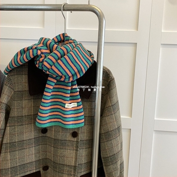 Șal - tricot simplu, cald, pentru iarnă, țesătură poliester (>96% poliester), lansare toamna 2024