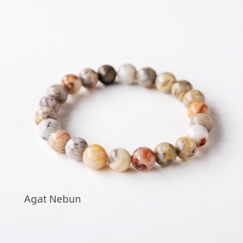 Brățară din cristal natural – lustruită, unisex, design geometric simplu, origine Yiwu