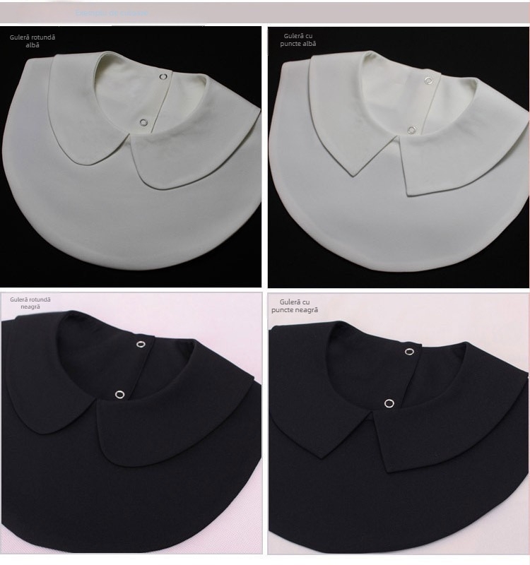 Colar imitatie decorativ în stil coreean, bumbac, țesătură simplă, vară, stil Puchang