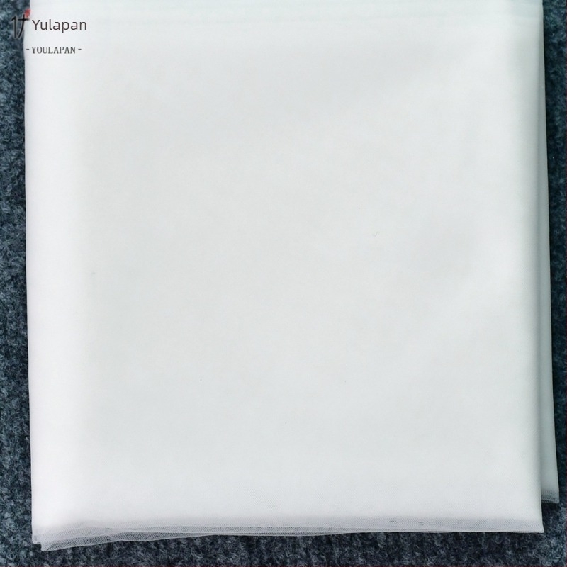 Șal din plasă monocrom pentru nuntă, lucrat manual