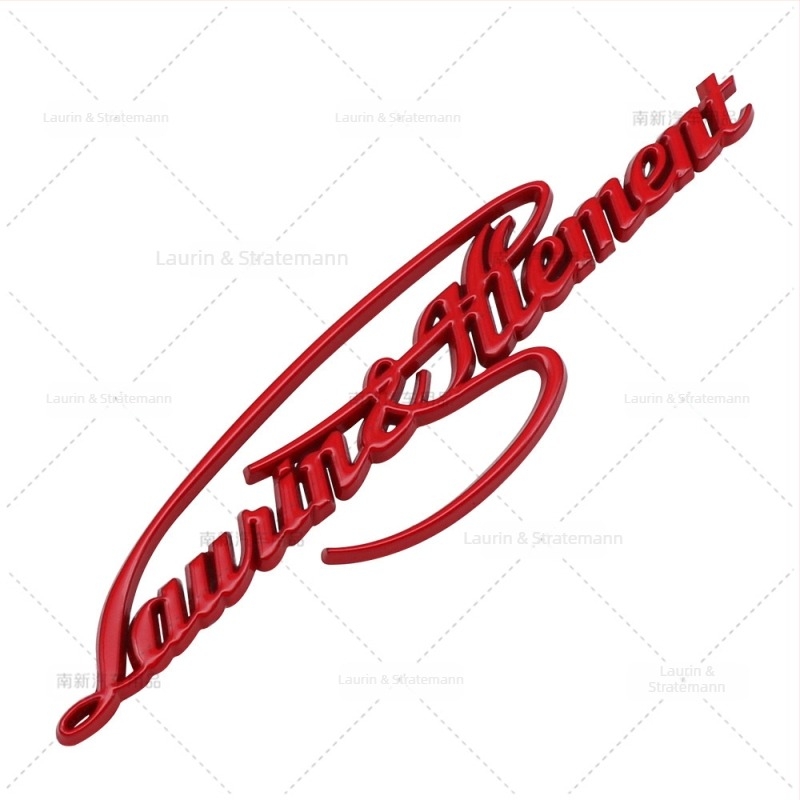 Nanxin autocolant pentru caroserie pentru sigla pe aripa frontală Skoda VIP – metal, autoadeziv, personalizabil