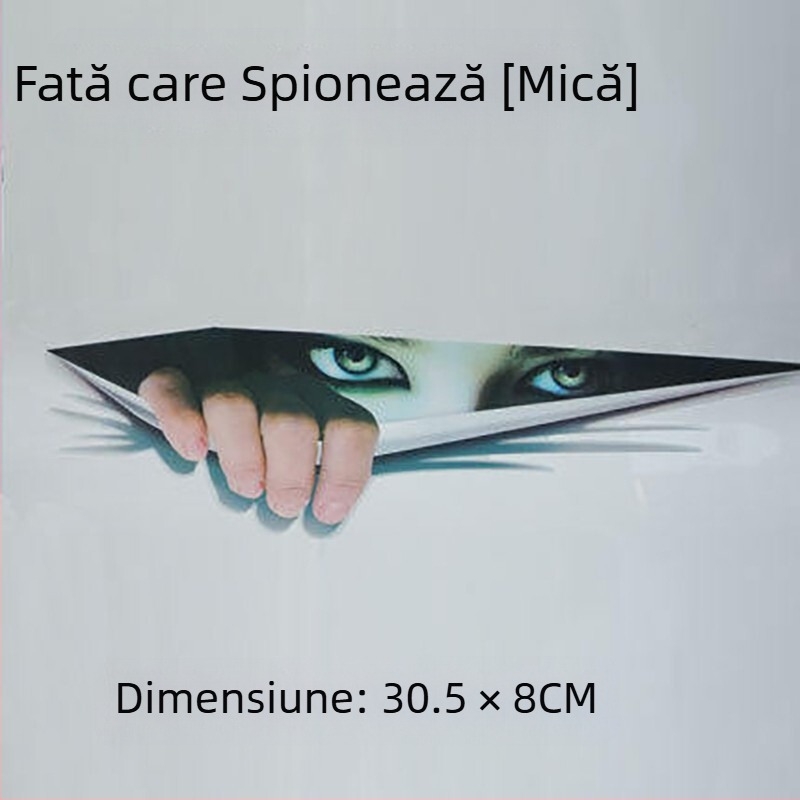 Autocolant pentru caroserie auto, material 3D, model desen animat, aderență puternică, pentru mașini