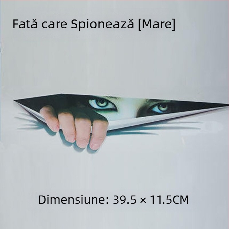 Autocolant pentru caroserie auto, material 3D, model desen animat, aderență puternică, pentru mașini