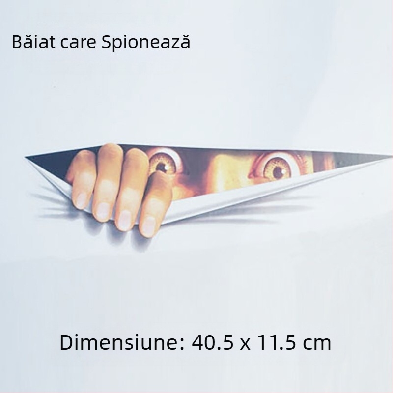 Autocolant pentru caroserie auto, material 3D, model desen animat, aderență puternică, pentru mașini