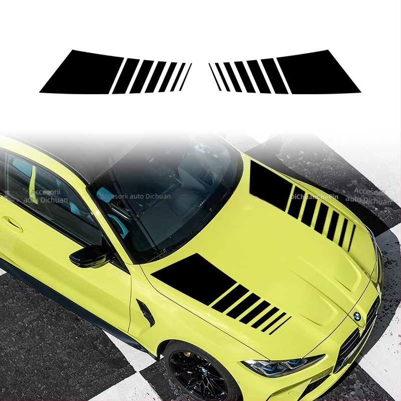 Kasusi Autocolant pentru capot Ford F-150 – Model geometric, Autocolant cu adeziv, Pentru caroserie