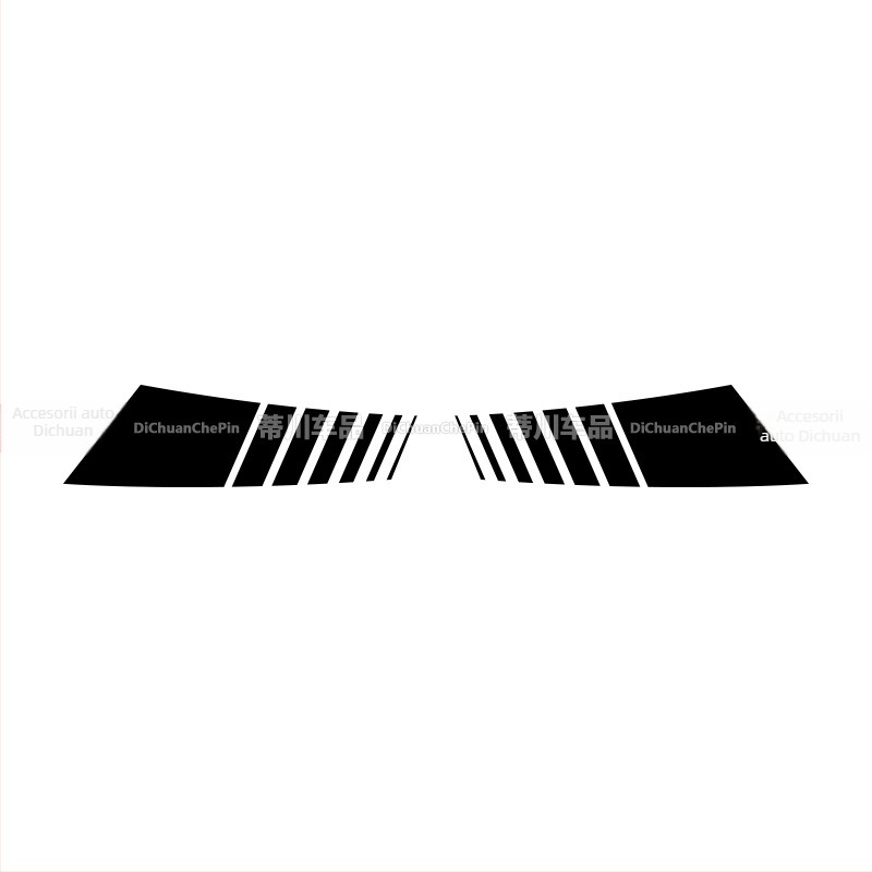 Kasusi Autocolant pentru capot Ford F-150 – Model geometric, Autocolant cu adeziv, Pentru caroserie