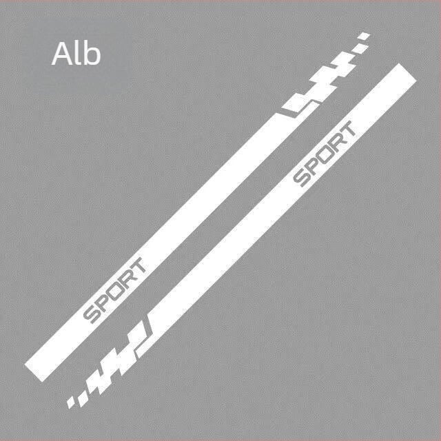 Sticker lateral pentru mașină — Decor personalizabil pentru întregul vehicul, Adeziv anti-coliziune, Montaj cu ventuză, Card Vernon Cool Sticker