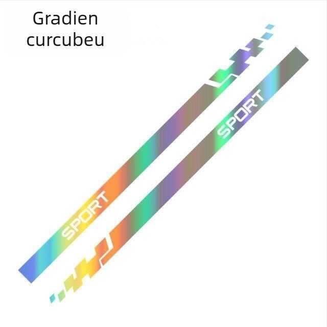 Sticker lateral pentru mașină — Decor personalizabil pentru întregul vehicul, Adeziv anti-coliziune, Montaj cu ventuză, Card Vernon Cool Sticker