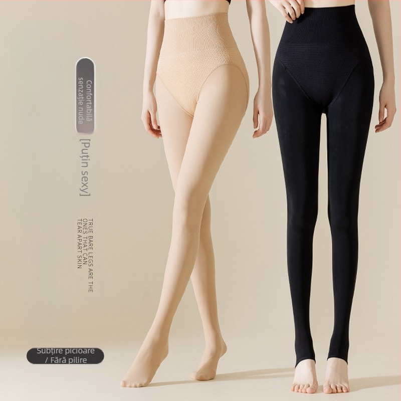 Colanți din nylon pentru ridicare a șoldurilor și modelare, 80–90% nylon, țesătură densă, model solid, stil sexy