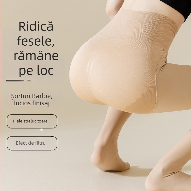 Colanți din nylon pentru ridicare a șoldurilor și modelare, 80–90% nylon, țesătură densă, model solid, stil sexy