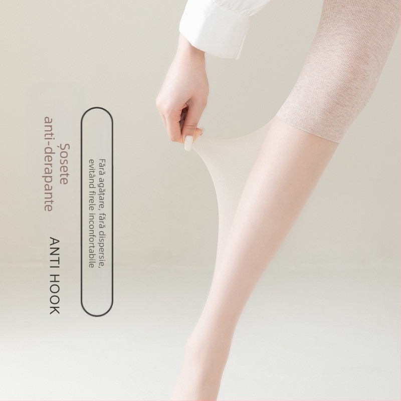 Șosete până la genunchi pentru femei, din nailon, subțiri, 15D, cu silicon antiderapant, anti-agățare