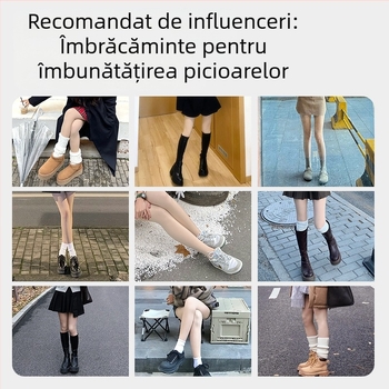 Colanți de catifea pentru modelare, groși, anti-frecare, cu picioare (viscoză 30–50%)